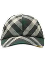 Burberry casquette en coton à carreaux - Tons neutres