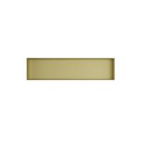 Hotbath &MORE Inbouwbox of inbouwnis - 30x120x10 - Geborsteld messing PVD BOX120BBP