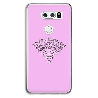 Home Is Where The Wifi Is: LG V30 Transparant Hoesje