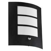 Eglo Zwarte muurlampCity met sensor - 99568
