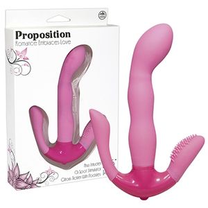 proposition - t-shaped curved g-spot vibrator