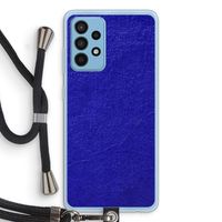 Majorelle Blue: Samsung Galaxy A52 Transparant Hoesje met koord