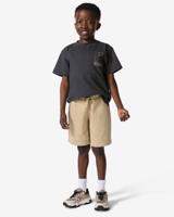 HEMA Kindershort regular fit sweatstof - 2 stuks beige (beige)