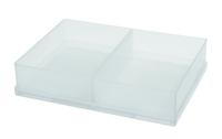 Raaco Indelingsset | 2-delig transp. | B.109xD.57xH.47mm (enkel inzetstuk) | v.nr.871325-871332,871545-871552 e.a. | 12 stuks - 136495 136495