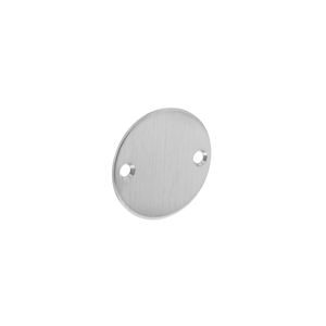 Intersteel Blindrozet rond plat 50mm geborsteld RVS
