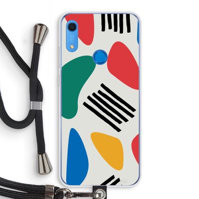 Illustratieve pop 1: Huawei Y6s Transparant Hoesje met koord