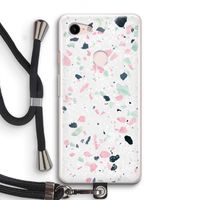 Terrazzo N°3: Pixel 3 Transparant Hoesje met koord