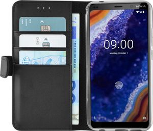 Azuri AZ-WALCLRNOK9PV-BLK mobiele telefoon behuizingen Folioblad Zwart