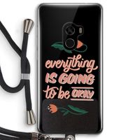 Optimistic flower girl: Xiaomi Mi Mix 2 Transparant Hoesje met koord