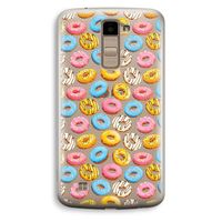 Pink donuts: LG K10 (2016) Transparant Hoesje