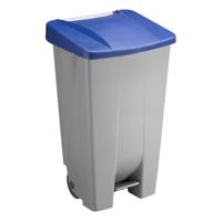 Afvalcontainer/rolemmer/pedaalemmer Basic - blauw - 120 liter - 51 x 43 x 88 cm - huis/tuin afval sc Afvalcontainer/rolemmer/pedaalemmer Basic - blauw - 120 liter - 51 x 43 x 88 cm - huis/tuin afval sc