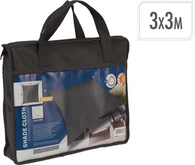 Soellaart Schaduwdoek Vierkant 3M Tarp Grijs