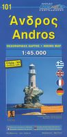 Wegenkaart - landkaart 101 Andros | Road Editions