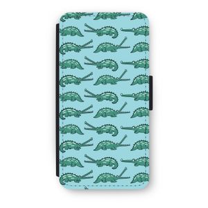 Kroko: iPhone 8 Plus Flip Hoesje