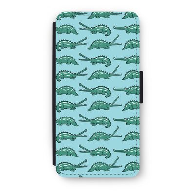 Kroko: iPhone 8 Plus Flip Hoesje