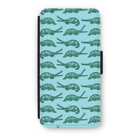 Kroko: iPhone 8 Plus Flip Hoesje