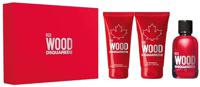 Dsquared2 Dsquared2 - Red Wood Giftset Edt 50 ML Shower Gel 50 ML Body Lotion 50 ML