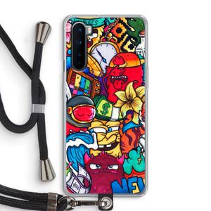 No Rules: OnePlus Nord Transparant Hoesje met koord
