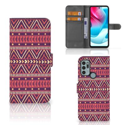 Motorola Moto G60s | Telefoon Hoesje | Aztec Paars