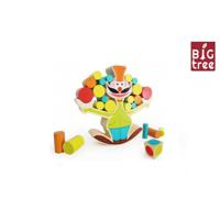 Big Tree Balansspel Clown Hout 15-delig 18cm - thumbnail