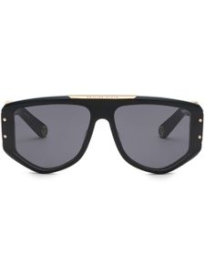 Philipp Plein lunettes de vue à monture rectangulaire - Noir