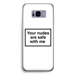 Safe with me: Samsung Galaxy S8 Plus Transparant Hoesje