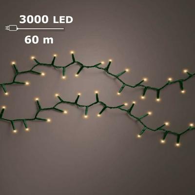 Basic kerstverlichting LED compact rice lights 3000 klassiek