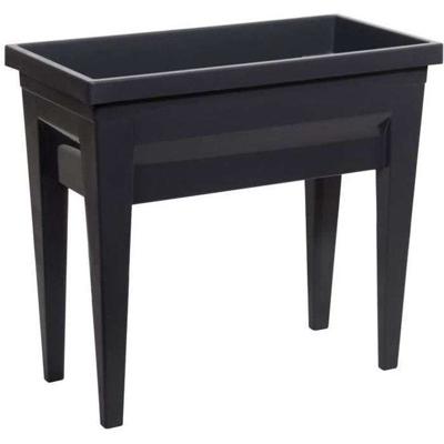 EDA Groentegebied met tafel City Veg & Table - 73 x 38,5 x H 68 cm - 57 L - antraciet grijs