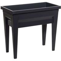 EDA Groentegebied met tafel City Veg & Table - 73 x 38,5 x H 68 cm - 57 L - antraciet grijs