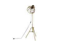 Decostar Vloerlamp Tripod Janet S Tripod 120cm oud goud 787376