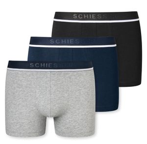 Schiesser Boxershorts 95/5 multi color 3-pack