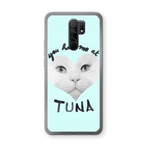 You had me at tuna: Xiaomi Redmi 9 Transparant Hoesje