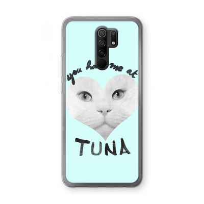 You had me at tuna: Xiaomi Redmi 9 Transparant Hoesje