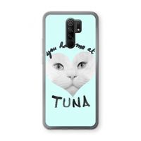 You had me at tuna: Xiaomi Redmi 9 Transparant Hoesje