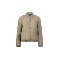 Jansen Amsterdam - Groen | Dames | Blouse | Groen | 44 | regular | Kamst mode