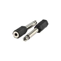 goobay Adapter 3,5 mm Jack > 6,35 mm Jack adapter Stereo