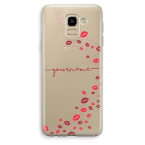 Kusjes: Samsung Galaxy J6 (2018) Transparant Hoesje