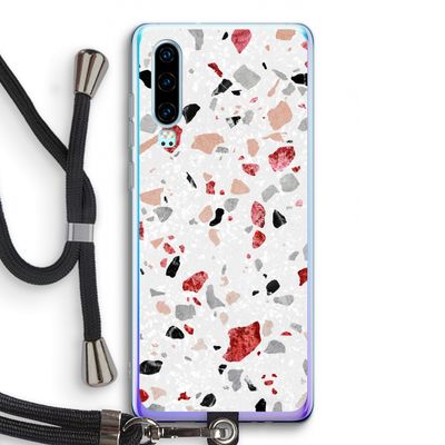 Terrazzo N°12: Huawei P30 Transparant Hoesje met koord