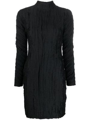 Rodebjer robe à effet froissé - Noir