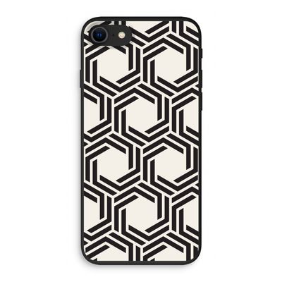 Geometrisch patroon: iPhone SE 2020 Biologisch afbreekbaar hoesje