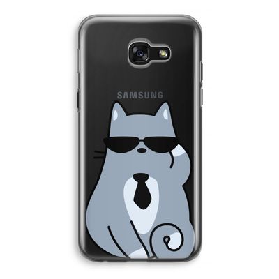 Cool cat: Samsung Galaxy A5 (2017) Transparant Hoesje