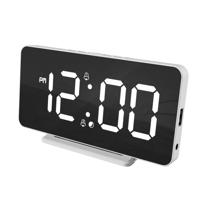 Caliber Caliber Slimline - Wekker - Digitale Klok - Slaapkamer - Twee alarmen - Groot Wit Display - USB Oplader - Wit - thumbnail