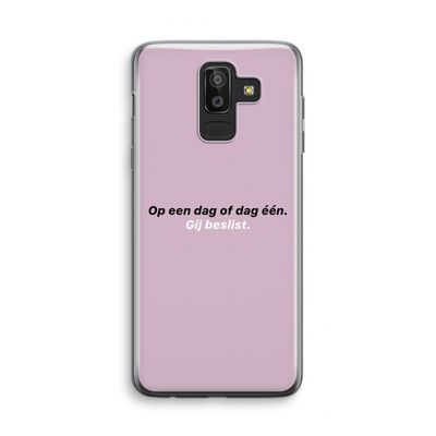 gij beslist: Samsung Galaxy J8 (2018) Transparant Hoesje