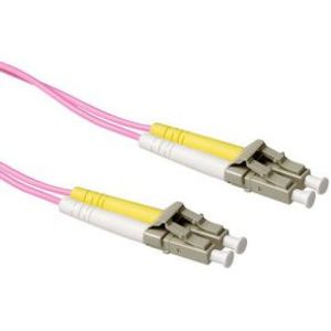 ACT RL9700 Glasvezel kabel 0.5 m LC I-V(ZN) H OM4 Violet