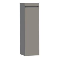 Brauer Joy - Hoge Kast - 120 cm - 1 Deur - Greeploos - Rechtsdraaiend - Mat Taupe