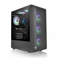 ATX Semi-toren BehuizingTHERMALTAKE S200 TG ARGB Zwart