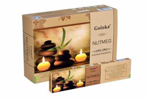 Goloka Wierook goloka aromatherapy nutmeg (15 gr)