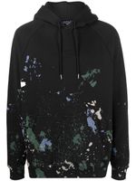 Études Studio hoodie à effet taches de peinture - Gris