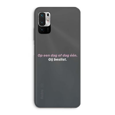 gij beslist: Xiaomi Redmi Note 10 5G Transparant Hoesje