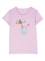 SONIA RYKIEL ENFANT t-shirt à imprimé graphique - Violet - thumbnail